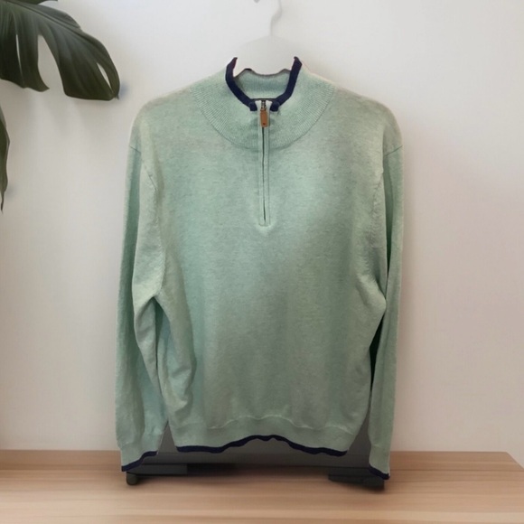 NWT Crown & Ivy Men’s Mint Green Sweater Size L - Picture 1 of 6